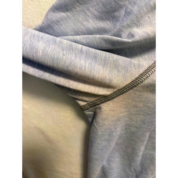 Orvis Lightweight Blue Half-Zip Pullover Shirt L - Picture 8 of 14